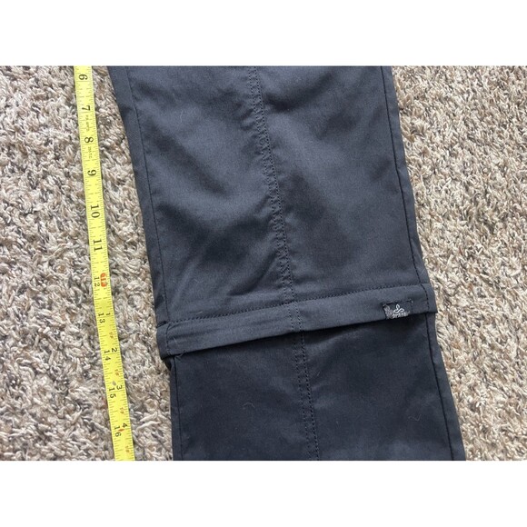 Prana Monarch Convertible Pants Womens 2 Black Hiking Outdoors W4MORG115 - Picture 8 of 9